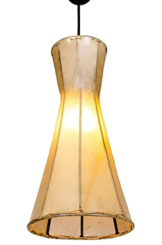 Marrakesch Orient Vintage Hängeleuchte Jinjin Natur - Handgefertigte Eleganz - Hängeleuchte aus marokkanischer Handarbeit, gefertigt aus Eisen und echtem Ziegenleder. Schafft ein schimmerndes, romantisches Licht und verleiht jedem Raum orientalischen Charme.