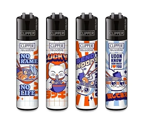 Sunmondo Clipper Feuerzeug Quartalsedition Q3/Q4 2025 Motiv Ramen