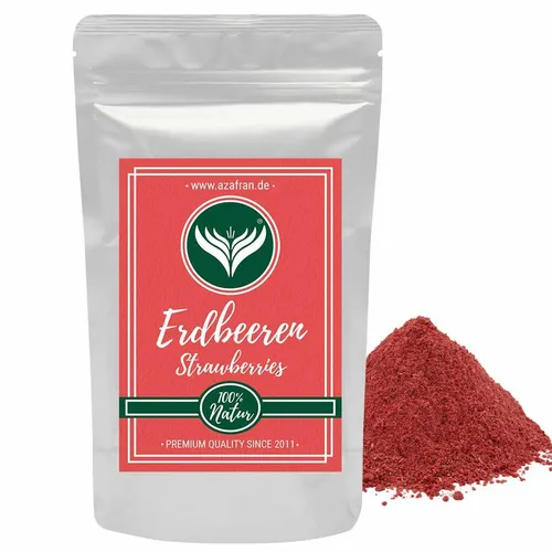Erdbeeren gefriergetrocknet | Erdbeerpulver Fruchtpulver 250g