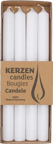 Stabkerze, Ø 2,2 x 25 cm Weiß