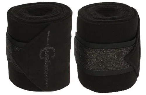 Kerbl Pferdebandage Fleecebandage Empara 300 cm x 12 cm black 3297776 (1-tlg)