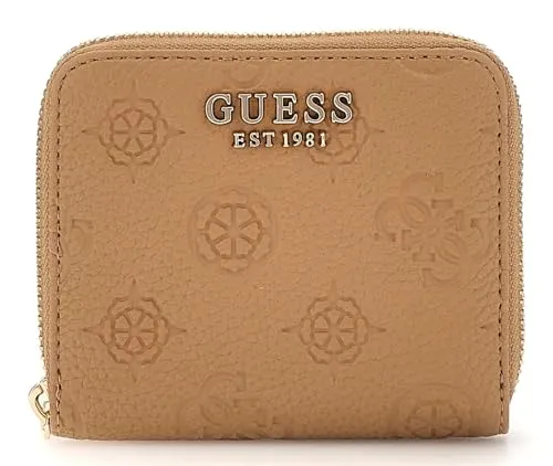 GUESS Cresidia SLG Zip Around Wallet S Beige in beige von GUESS