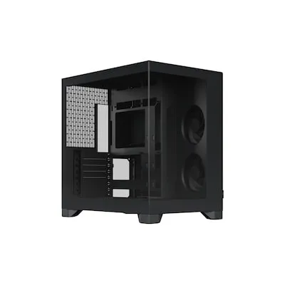Fractal Design Pop 2 Vision Black ATX Gaming Gehäuse - Stylisches Midi-Tower Gehäuse für ATX-Mainboards. Bietet Platz für hohe CPU-Kühler und lange GPUs. Ideal für Gamer, die Wert auf Design und Funktionalität legen.