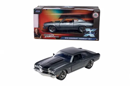 JADA Modellauto Hollywood Rides Fast & Furious 1970 Chevrolet SS 1:24 - RC-Modelle, detailgetreues Sammlermodell aus dem Filmklassiker, ideal für Fans und Sammler ab 8 Jahren.