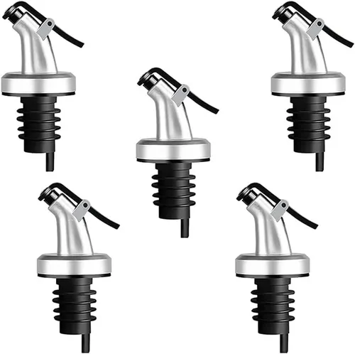 Flaschenausgießer mit Schutzkappe für Öle Essig und Sirup, Spender Ausgießer