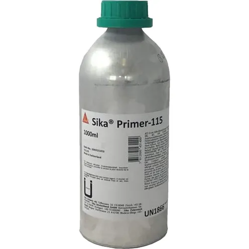 Sika Primer 115 - Transparenter Reaktionsprimer 1000ml - Dichtstoffe & Fugenmittel, ideal für eine optimale Haftung auf verschiedenen Untergründen, für langlebige Abdichtungen.