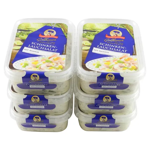  15,83€/1kg) Schinkenlauchsalat 6er Set (6 Packungen à 200 g