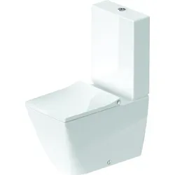 Duravit Viu Stand-WC Kombination, Rimless, 350x650 mm von Duravit