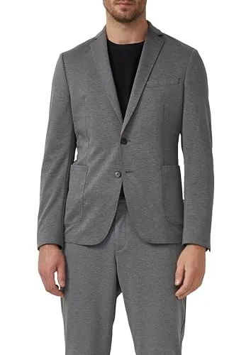 s.Oliver Black Label Herren Sakko S.OJOGG 2134157 - Slim Fit Sakko mit Innentasche und Gehschlitz, ideal für elegante Anlässe. Rückenlänge 70 cm bei Größe 50, perfekt für stilbewusste Herren.