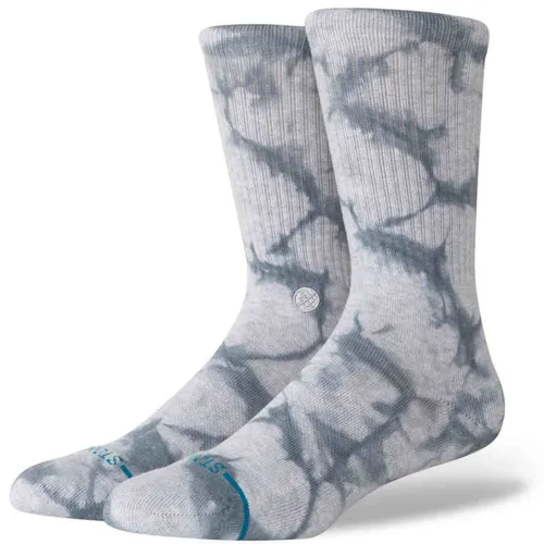 Stance Icon Dye Crew Socken L (43-46) in Grey von Stance