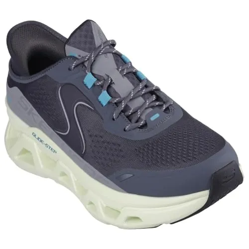 Skechers Herren Sneaker grau, Gr. 48 1/2 - Sportlicher Sneaker von Skechers aus hochwertigem Synthetikmaterial, mit atmungsaktivem Innenfutter und auswechselbarer Einlegesohle für individuellen Komfort.