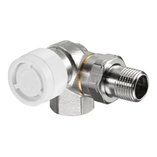 Oventrop AV 9 Thermostatventil 1183472 G 1/2 x Rp 1/2, Winkeleck, links - Thermostatventil für Zweirohr-Zentralheizungsanlagen mit stufenloser Voreinstellung und Messing-Armatur, ideal für effiziente Heizungsregelung.