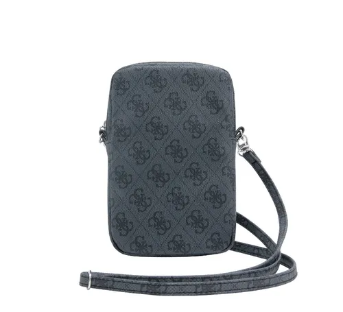 Guess Handy Umhängetasche Wallet Smartphone Triangle schwarz - offiziell lizenziert - Taschen & Schutzhüllen, offiziell lizenziert von Guess, stylisches Design in Schwarz, ideal für den sicheren Transport Ihres Smartphones.