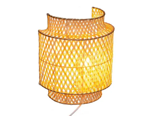 Atmosphera Wandleuchte Liby, Bambus, D23 cm in beige von Atmosphera