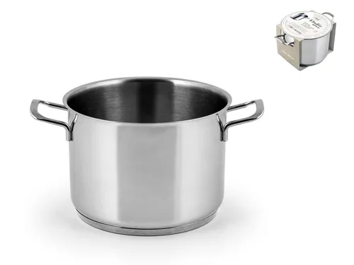 H&h pentola inox elodie fondo induzione cm18