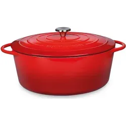 Küchenprofi Bratentopf Provence - 8,9 l Fassungsvermögen, hochwertiges Metall für perfektes Kochen und Braten