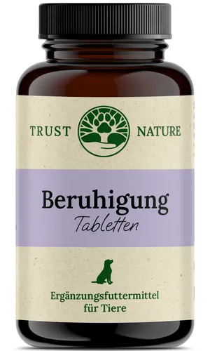 Beruhigungstabletten für Hunde I 120 Tabletten I hohe Akzeptanz 🌿Trust Nature