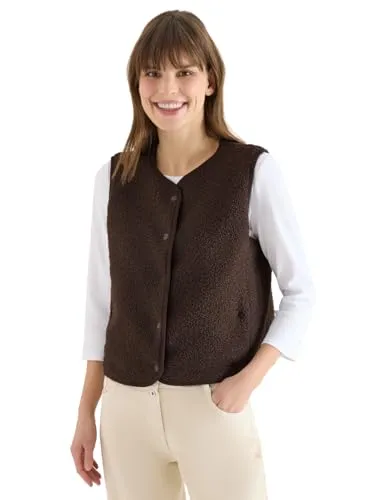 Cecil Weste mit Knopfleiste in Macchiato Brown in braun von CECIL