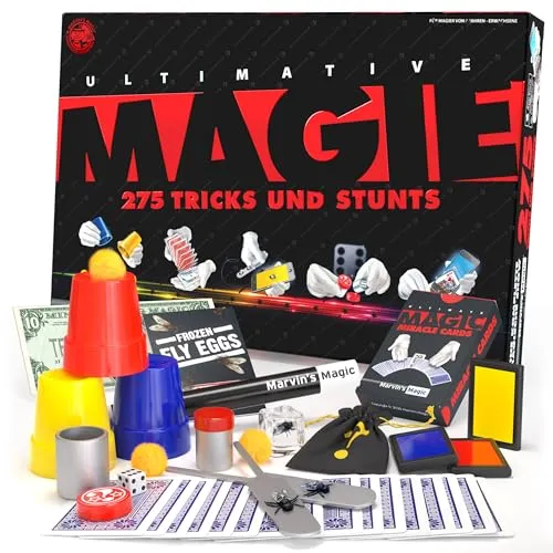 Marvin's Magic – 275 ultimative Zaubertricks – Zauberset – Kinderspielzeug zum Geburtstag. 275 atemberaubende Zaubertricks enthalten – ab 8 Jahren