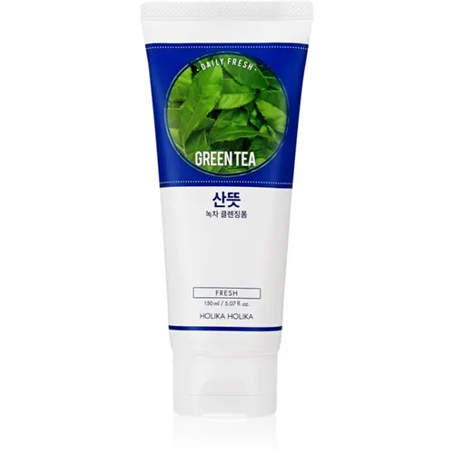 Holika Holika Daily Fresh Green Tea Reinigungsschaum zur Reduktion der Talgproduktion mit grünem Tee 150 ml