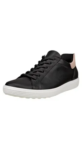 Ecco Ecco Soft 7 W Sneaker - Elegante Lederschuhe in Schwarz, Größe 38 EU - Sneaker mit herausnehmbarer Innensohle für zusätzlichen Komfort, ideal für den Alltag.