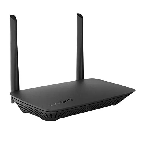 Linksys E5350 Dual-Band WiFi 5 Router (AC1000) – Ideal zum Gamen und Streamen - Router mit bis zu 1,0 Gbit/s, 4 Ethernet-Ports und Kinderschutzfunktionen für sicheres Surfen. Stabile WLAN-Verbindung ohne Funklöcher – perfekt für Streaming und Online-Gaming.