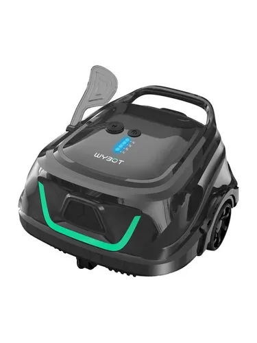 Wybot A1 Wireless Pool Cleaner - Kabelloser Poolreiniger mit 120 Minuten Laufzeit, ideal für müheloses Entfernen von Sand und Schmutz aus verschiedenen Poolarten bis 3 m Tiefe.
