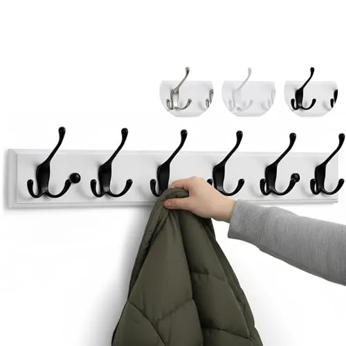 LARHN Garderobenhaken Weiß in weiß von LARHN