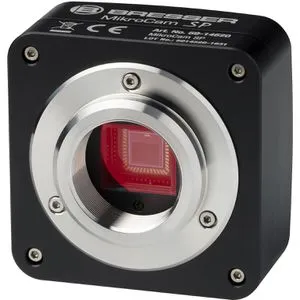 Bresser MikroCam 5MP Mikroskopkamera - Hochwertige 5 MP Mikroskopkamera mit USB 2.0, brillanter CMOS-Sensor und professioneller Software für Fokus-Stacking und Mosaik – ideal für präzise Bildaufnahmen.