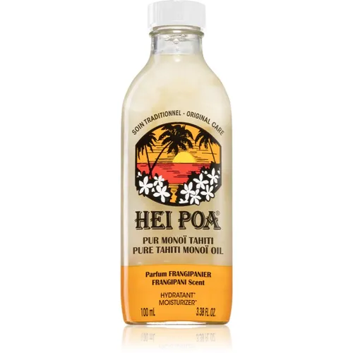 Hei Poa Pure Tahiti Monoï Oil Frangipani Multifunktionsöl Für Körper und Haar 100 ml