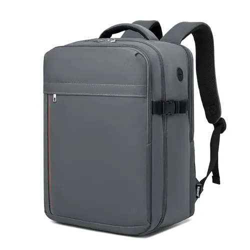 KONO Ryanair Handgepäck 40x25x20, Handgepäck Rucksack Flugzeug 20L | Leicht Reiserucksack mit 15,6 Zoll Laptopfach, Mehreren Taschen, für Herren Damen, Kabinenrucksack für Kurztrip Weeken