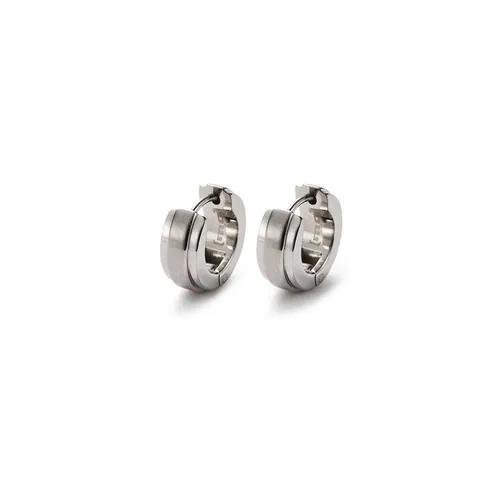 Monomania 30270 Klappcreolen Herren Business Casual Edelstahl Ø 12 mm - Elegante Klappcreolen aus hochwertigem Edelstahl, ideal für den Business-Casual-Look. Zeitloses Design und robuste Verarbeitung für jeden Anlass.
