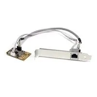 StarTech.com Mini PCI Express Gigabit Ethernet Netzwerkkarte - Netzwerkkarten mit 10/100/1000 MBit/s, unterstützt NDIS5 Offload und VLAN Tagging – ideal für Leistungsoptimierung in Ihrem Netzwerk.