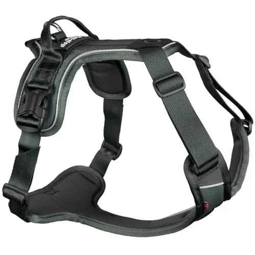 Non-stop dogwear Ramble Harness | Green | Führ- und Alltagsgeschirr, Größe L - Weiteres Autozubehör für Hunde, ergonomisches Design für optimalen Komfort und Kontrolle beim Spaziergang.