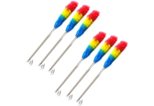 HAC24 Staubwedel Teleskop Staubwischer Teleskopwedel Handstaubwischer (6 Stück), Ausziehbar 78 - 105 cm