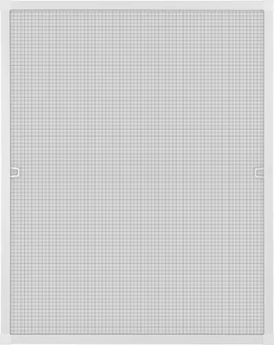 Fliegengitter Fenster, Alurahmen, Farbe:anthrazit (RAL7016), Größe:130 x 150 cm (Profile auf Maß)
