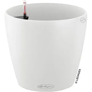 Lechuza Pflanzkübel rund Classico Color 43 weiß matt in weiß von Lechuza