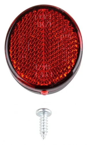 Busch + Müller Schutzblech Busch&Müller Rückstrahler - Hochwertiger Reflektor mit Befestigungsmat