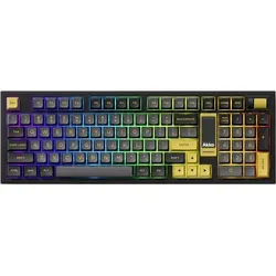 Produktbild Akko 5098B Kabellose Mechanische Tastatur mit Display, US QWERTY, Black & Gold