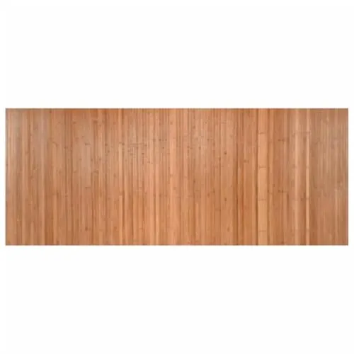 vidaXL Bambusteppich Rechteckig 80x200cm - Moderner und rutschfester Bambusteppich für Wohnzimmer und Flur, langlebig und wasserfest, bringt Natürlichkeit in dein Zuhause.
