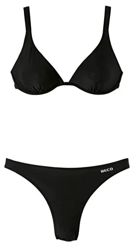 Beco Damen Bügel Bikini B-Cup, schwarz, 38 - Bikini-Oberteile im Sweetheart Wire Bra Style, bietet perfekten Halt und ist ideal für den Strand oder Pool. Komplett gefüttert und blickdicht für höchsten Komfort.