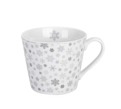 Krasilnikoff - Happy Cup HC470 - Snowflakes - Schneeflocken 400ml - Weihnachten