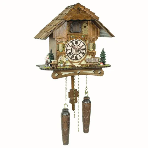 Selva Technik Wanduhr Kuckucksuhr Musikanten