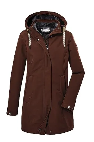 G.I.G.A. DX Damen Softshellparka/Outdoorjacke mit Kapuze GW 19 WMN SFTSHLL PRK, herbstlaub, 44, 39842-000