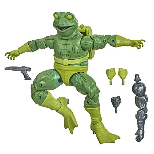 Spider-Man Marvel Legends Frog-Man 6-Inch Action Figure - Offizielle Sammlerfigur für Kinder ab 4 Jahren, 15,2 cm groß mit hochwertigem Design und Artikulation für realistische Posen.