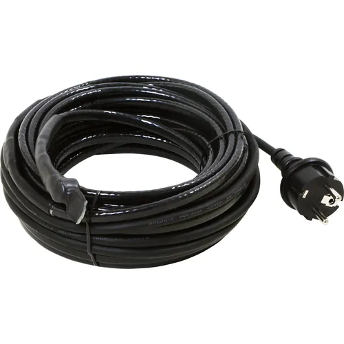 as - Schwabe 20 m Frostschutz-Heizkabel mit Thermostat - Frostschutz-Heizkabel mit selbstregulierender Heizfunktion und integriertem Thermostat für automatischen Betrieb – ideal zum Schutz von Wasserleitungen und Pflanzen im Winter.