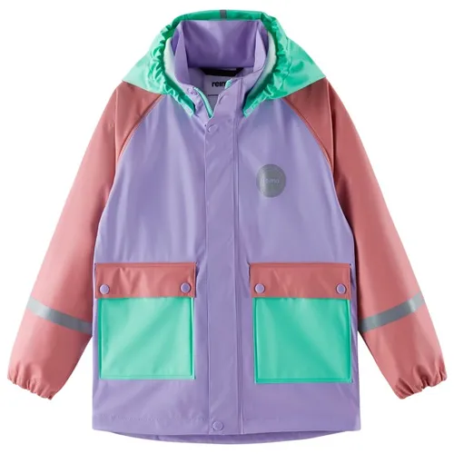 Reima Kid's Suihku Regenjacke Gr 146 lila - Wasserdichte und winddichte Regenjacke in lebhaftem Lila für Kinder. Ideal für den Alltag, mit Kapuze und recyceltem Material für nachhaltigen Einsatz. Perfekt für wechselhaftes Wetter!