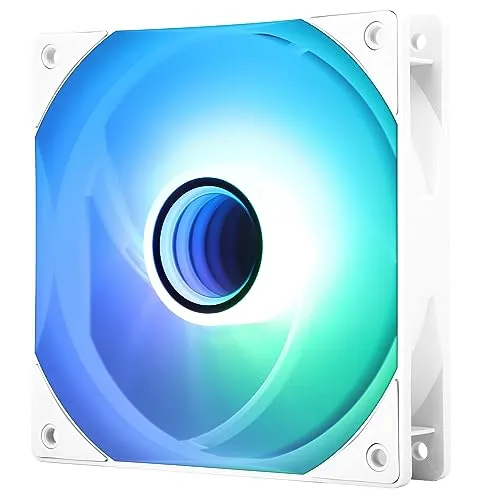 Thermalright TL-C12W-S V3 CPU-Lüfter 120-mm-Gehäuse-Kühlerlüfter ARGB, 4-poliger PWM-Anschluss Leiser Computerlüfter mit S-FDB-Lager, Desktop-Lüfter mit ARGB-Spiegellichteffekt (TL-C12W-S V3)