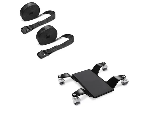ConStands Motorradheber Set mit Rangierhilfe und Spanngurt S8 - Praktisches Motorradheber Set mit Rangierhilfe und Spanngurt S8 für müheloses Anheben und Bewegen von Motorrädern. Ideal für die Werkstatt oder zu Hause.