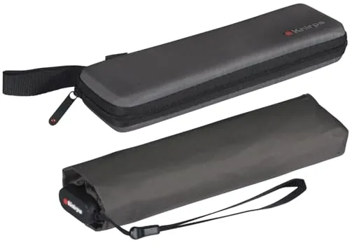 Knirps US.050 Ultra Light Slim Manual Taschenschirm in grau von Knirps